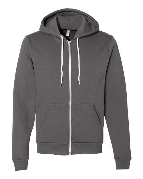 F497US Unisex USA-Made Flex Fleece Full-Zip Hoodie Sweatshirt