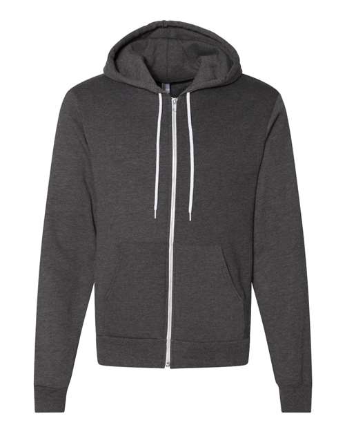 F497US Unisex USA-Made Flex Fleece Full-Zip Hoodie Sweatshirt