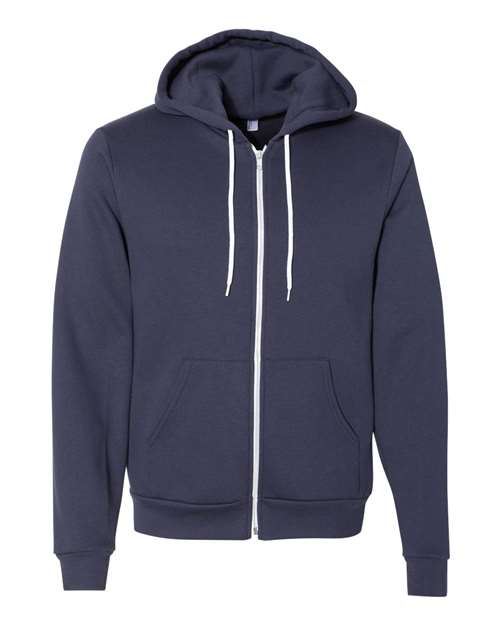 F497US Unisex USA-Made Flex Fleece Full-Zip Hoodie Sweatshirt