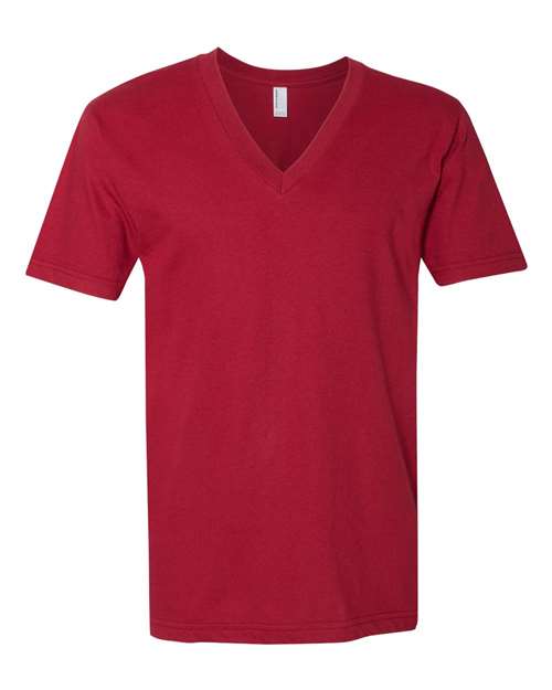 2456W Unisex Fine Jersey V-Neck Tee
