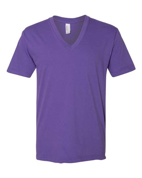 2456W Unisex Fine Jersey V-Neck Tee