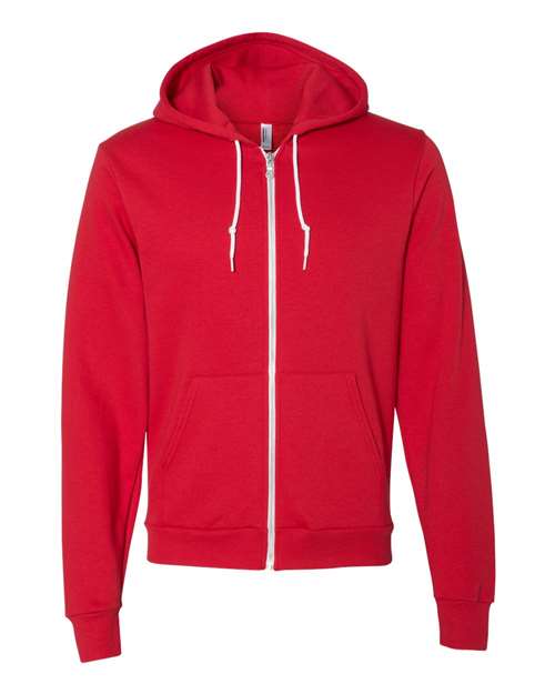 F497 Unisex Flex Fleece Full-Zip Hoodie Sweatshirt