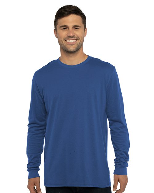 6411 Unisex Sueded Long Sleeve T-Shirt