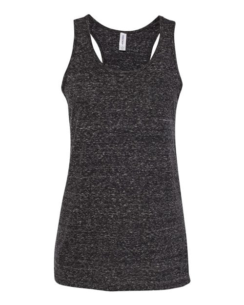 88WTKR Women's Snow Heather Jersey Racerback Tank Top