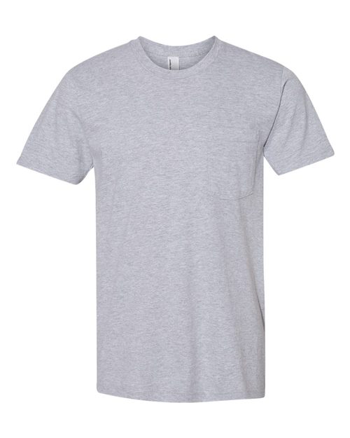 2406W Unisex Fine Jersey Pocket Tee