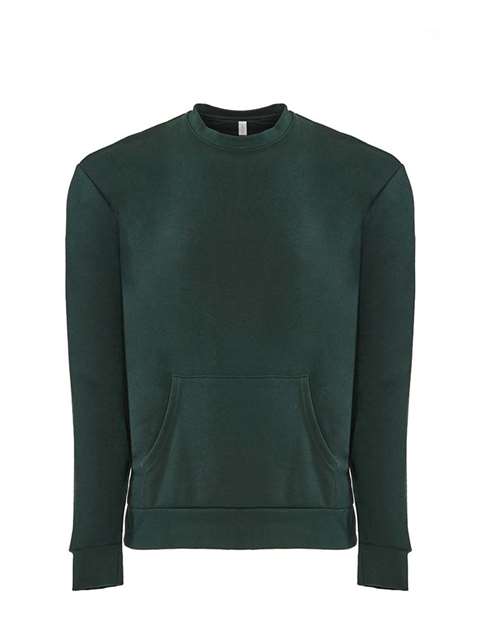 9001 Unisex Santa Barbara Pocket Crewneck Sweatshirt