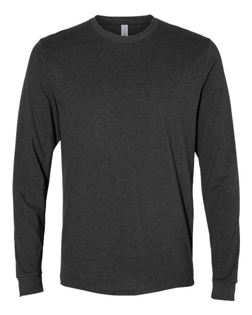 6411 Unisex Sueded Long Sleeve T-Shirt