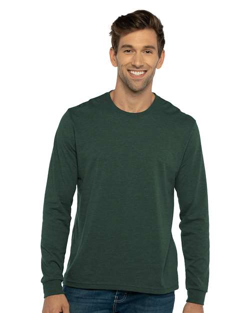 6411 Unisex Sueded Long Sleeve T-Shirt