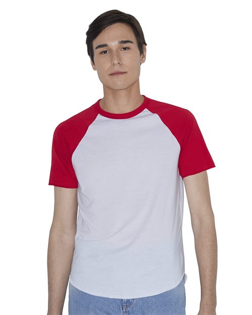 RSABB4237W Unisex Poly/Cotton Raglan Tee