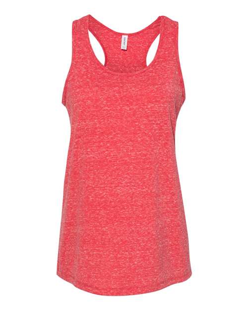 88WTKR Women's Snow Heather Jersey Racerback Tank Top