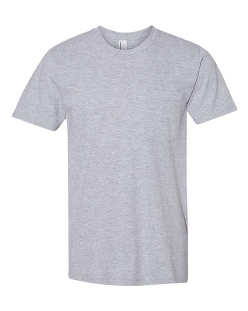 2406W Unisex Fine Jersey Pocket Tee