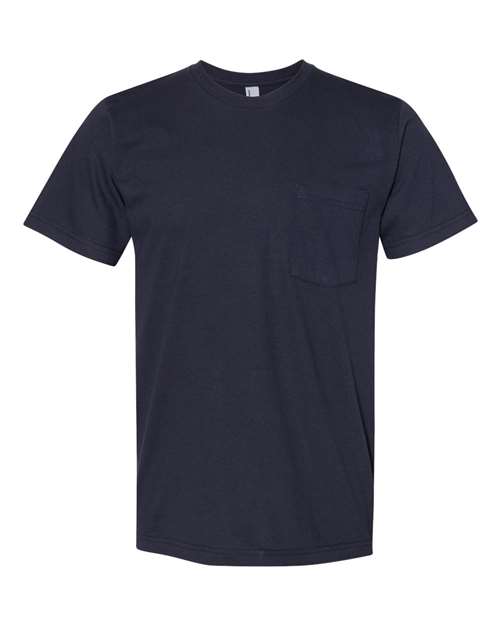 2406W Unisex Fine Jersey Pocket Tee