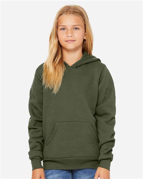 3719Y Youth Sponge Fleece Hoodie Sweatshirt