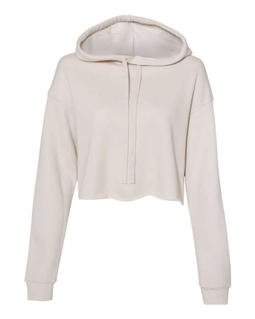 7502 Women's Crop Fleece Hoodie Sweatshirt