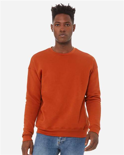 3945 Unisex Sponge Fleece Drop Shoulder Crewneck Sweatshirt