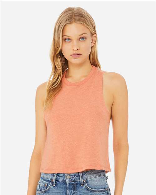 6682 Women's Racerback Crop Tank