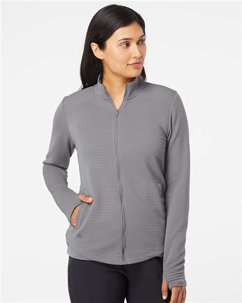 A416 Women's Textured Full-Zip Jacket
