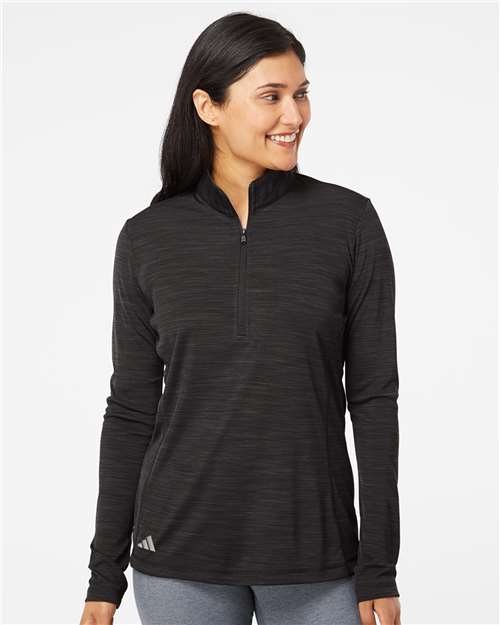 A476 Women's Lightweight Mélange Quarter-Zip Pullover