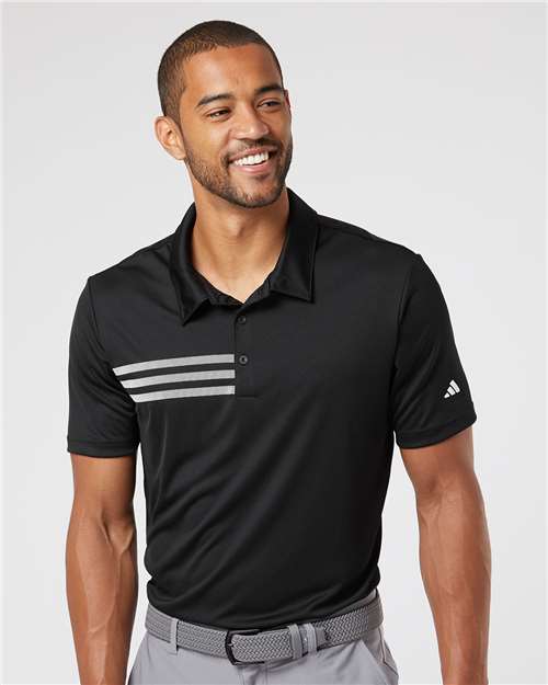 A324 Men's 3-Stripes Chest Polo