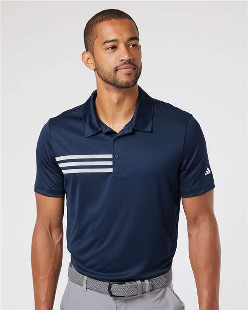 A324 Men's 3-Stripes Chest Polo