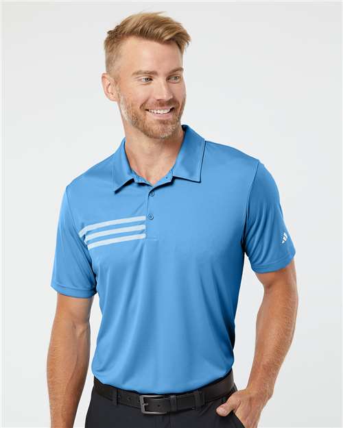 A324 Men's 3-Stripes Chest Polo