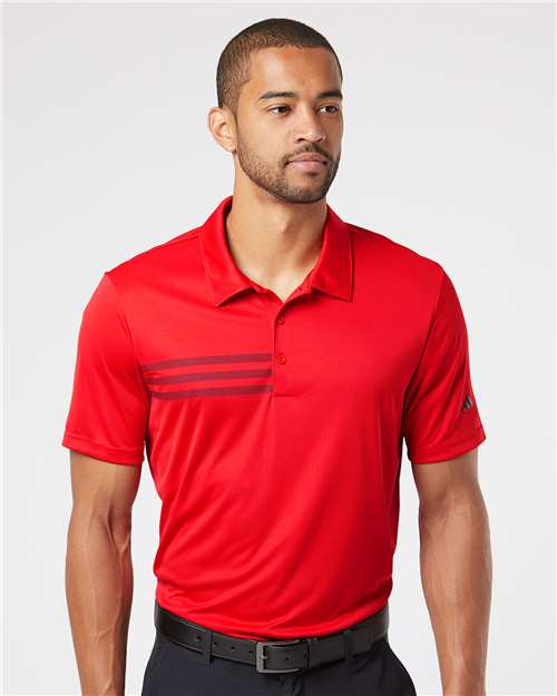 A324 Men's 3-Stripes Chest Polo