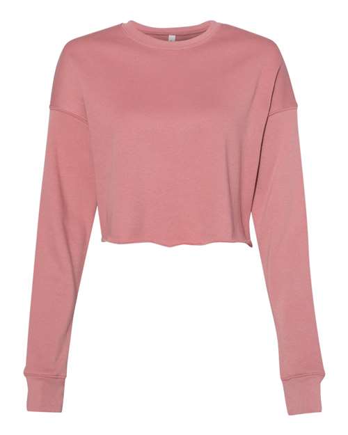 7503 Women's Crop Fleece Crewneck Sweatshirt