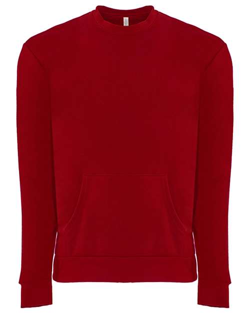 9001 Unisex Santa Barbara Pocket Crewneck Sweatshirt