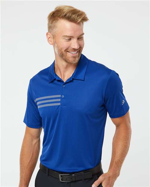A324 Men's 3-Stripes Chest Polo