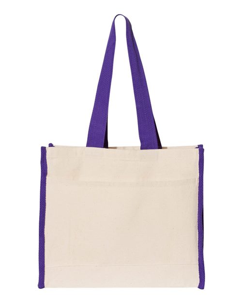 Q1100 14L Tote with Contrast-Color Handles