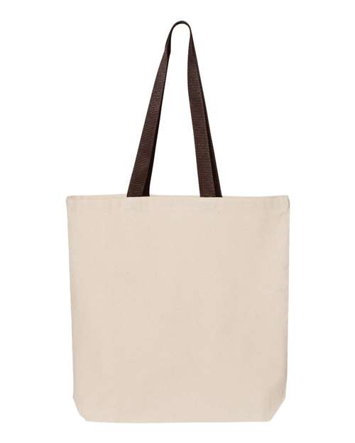 Q4400 11L Canvas Tote with Contrast-Color Handles