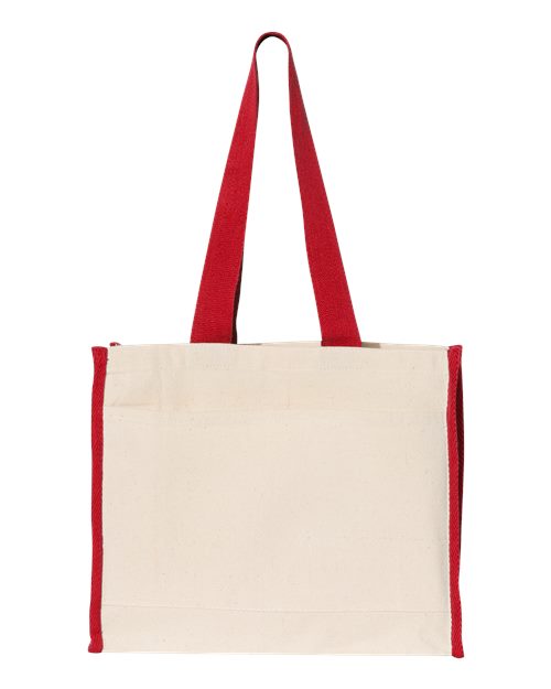 Q1100 14L Tote with Contrast-Color Handles