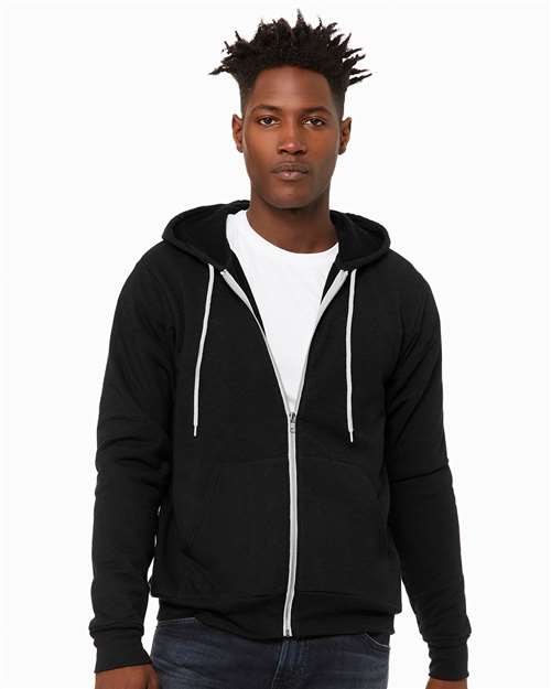3739 Unisex Sponge Fleece Full-Zip Hoodie Sweatshirt