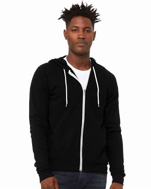 3739 Unisex Sponge Fleece Full-Zip Hoodie Sweatshirt