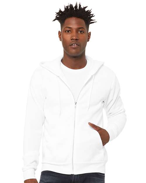 3739 Unisex Sponge Fleece Full-Zip Hoodie Sweatshirt
