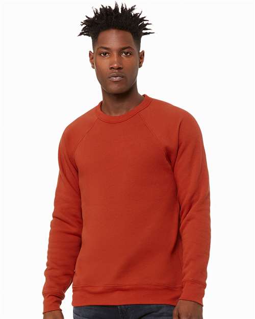 3901 Unisex Sponge Fleece Raglan Crewneck Sweatshirt