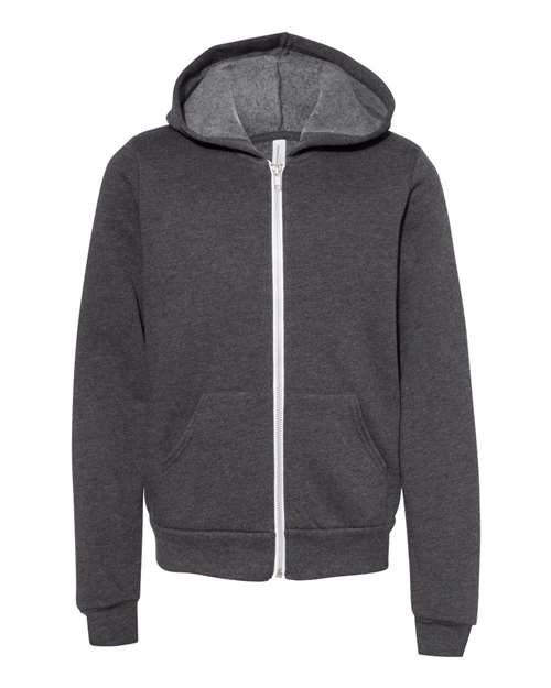 3739Y Youth Sponge Fleece Full-Zip Hoodie Sweatshirt