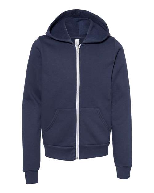 3739Y Youth Sponge Fleece Full-Zip Hoodie Sweatshirt