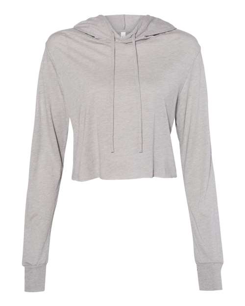 8512 Women’s Triblend Crop Long Sleeve Hoodie