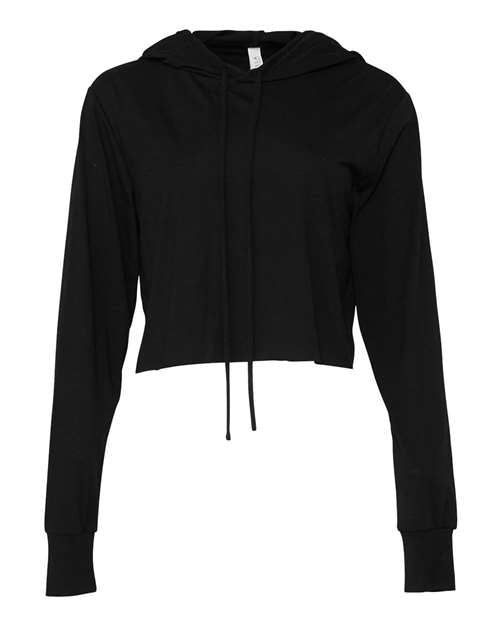 8512 Women’s Triblend Crop Long Sleeve Hoodie