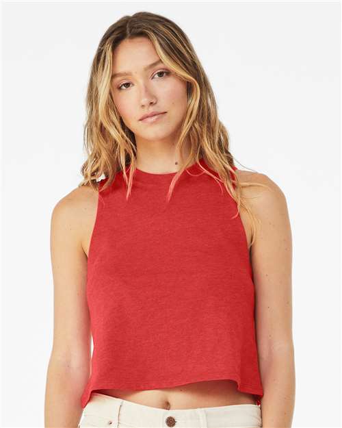 6682 Women's Racerback Crop Tank