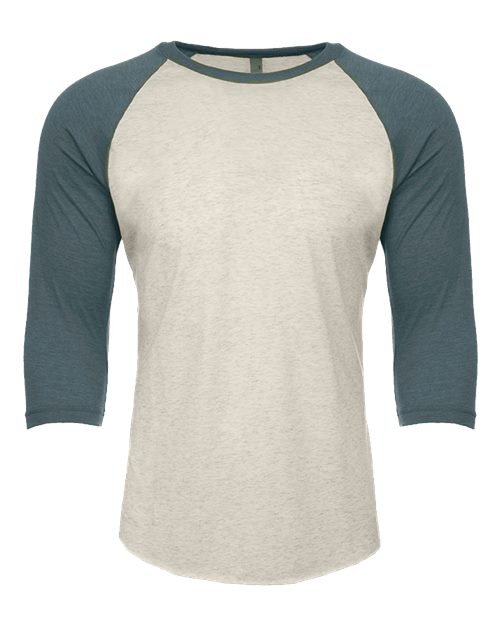 6251 Unisex CVC Three-Quarter Sleeve Raglan T-Shirt