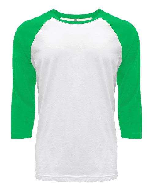 6251 Unisex CVC Three-Quarter Sleeve Raglan T-Shirt
