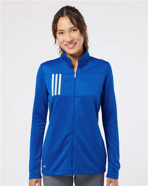 A483 Women's 3-Stripes Double Knit Full-Zip