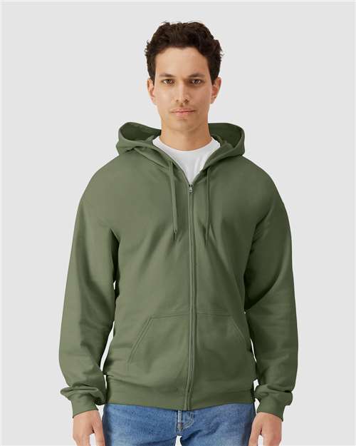 SF600 Unisex Softstyle® Full-Zip Hooded Sweatshirt