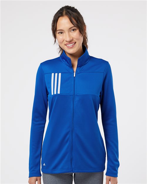 A483 Women's 3-Stripes Double Knit Full-Zip