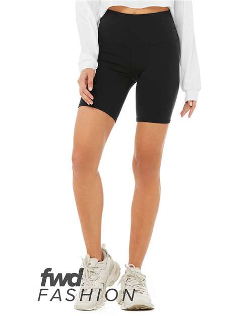 0814 Women's FWD Fashion High Waist Biker Shorts