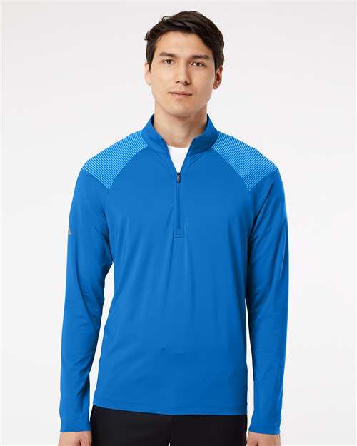 A520 Men's Shoulder Stripe Quarter-Zip Pullover