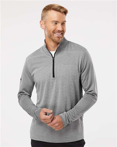 A522 Men's Heather Block Print Quarter-Zip Pullover